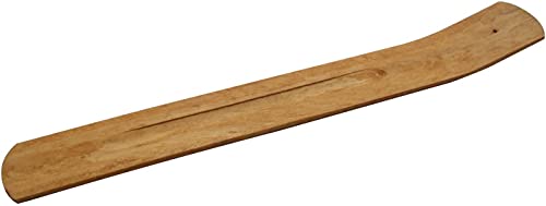 TRENDBOX 100pcs Handmade Plain Wood Wooden Incense Stick Holder Burner Ash Catcher Natural Design Buddhist - size: 100 pcs