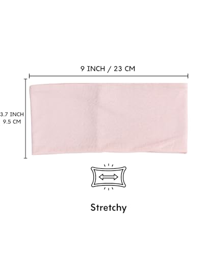 Prien Women Cotton Hijab Cap, Stretchy Head Cover, Pre-Sewn Inner Muslim Scarf Undercap, Non Slip Headband for Daily Wear - color: Beige