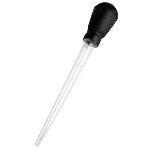 Fish Tank Cleaning Waste Remover, 30ml Dropper Pipette for Aquarium Cleaning Tools, Manual Fish Tank Cleaner Water Changer, Black Fish Tank Rock Cleaner Tools, Mini Aquarium Gravel Cleaning Straw