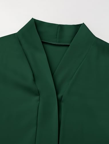 2PCS Kids Muslim Dress for Girls Islamic Prayer Abaya Long Sleeve Cardigan Dubai Kaftan Robe Prayer Dress with Hijab Jilbab - color: Dark Green, size: 3-4T