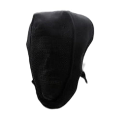 Breathable Total Faces Cover with Reinforced Steel Net Fencing Guard for Improved During Athletic Competition Strong Strength Fencing Guard - color: Black