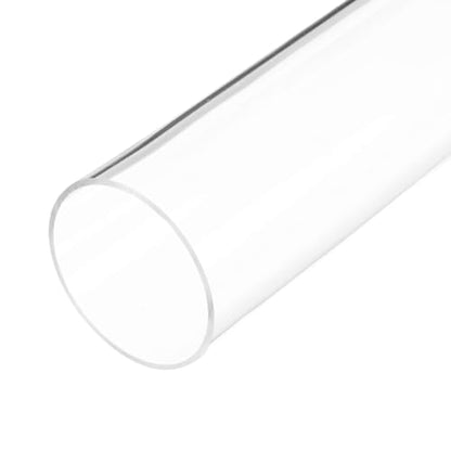 18" Clear Plastic Rigid Pipe 74mm ID x 80mm OD (2.9" ID x 3.125" OD) Acrylic Round Tubing, [for Plumbing, Hydraulics, Aquarium] - size: 2.9" x 3.125"