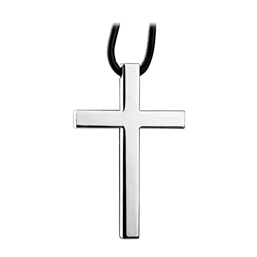 Cross Hanging Ornaments for Car Rear View Mirror, Cross Metal Car Charm, Pendant Decoration for Car, Truck, Home Decor (Sliver) - color: Sliver
