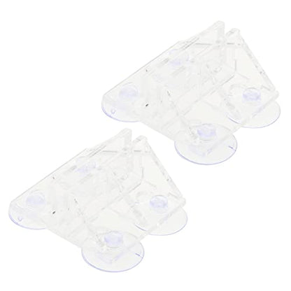 VANZACK 2pcs Fish Tank Isolation Cup Clips Acrylic Aquarium Divider Clamps for Separating Fish and Preventing Easy to Use