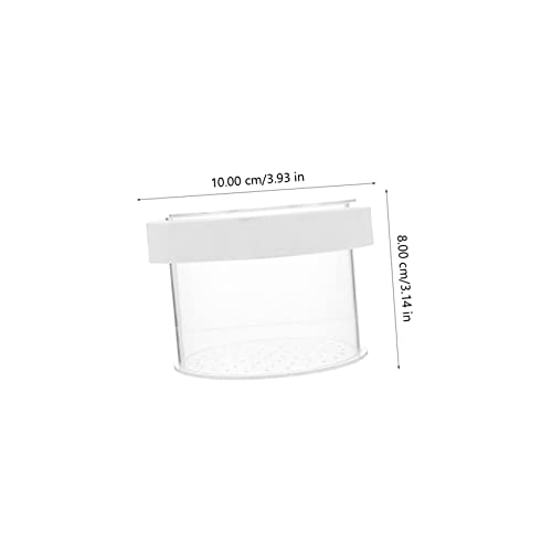 Kisangel Floating Fish Isolation Box Acrylic Breeding Tank for Small Fish Durable and Reliable Aquarium Divider Design for Easy Observation and Fry Care - color: Transparent