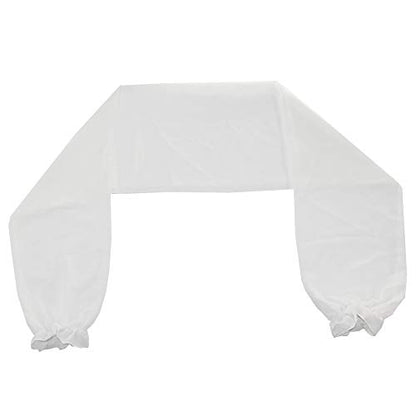 Sunscreen Long sleeves shawl UV Protection Sleeves Shawl Arm Sleeves for Women Golfing Riding Outdoor Activities - color: A-white