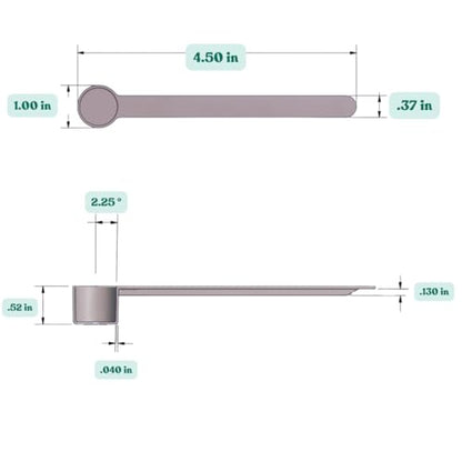 1 Teaspoon (1/3 Tablespoon | 5 mL) Long Handle Plastic Measuring Spoon for Coffee, Protein Powder, Pet Food, Spices, Grains, Dry Goods – Food-Grade BPA-Free (Pack of 1) - size: 5 mL | 1 Teaspoon
