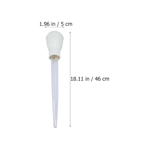 FOMIYES 3pcs Aquarium Clean Pipettes Water Changer for Small Fish Tank Plastic Dropper with Scale for Cleaning Fish Tanks and Removing Waste