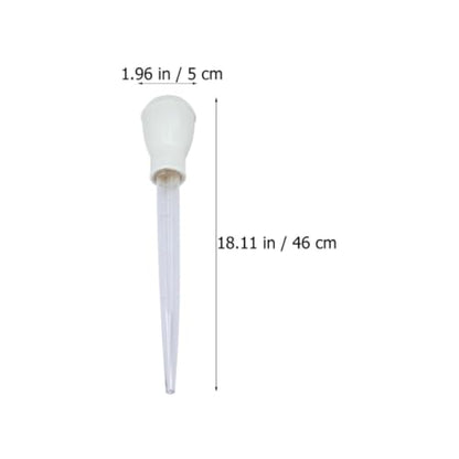 FOMIYES 3pcs Aquarium Clean Pipettes Water Changer for Small Fish Tank Plastic Dropper with Scale for Cleaning Fish Tanks and Removing Waste