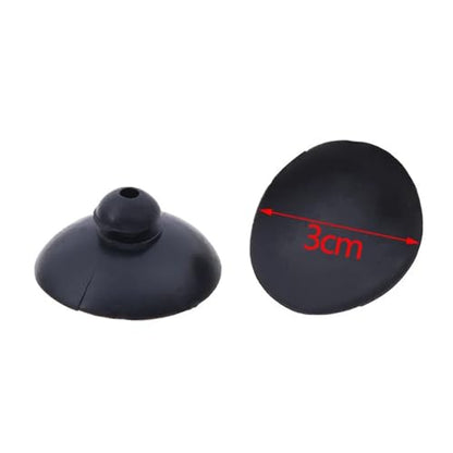 20pcs Black Soft Silicone Suction Cup Clip Sucker Holder Fish Aquarium Tank
