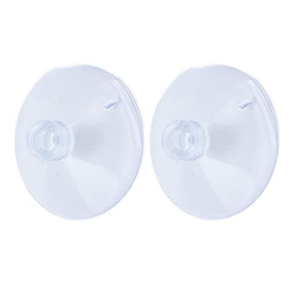 SUNGOOYUE Aquarium Hose Clamp Plastic Suction Cup Air Line Tube Holder for 12 to 16mm Transparent Pipe, 2 Cups 2 Clips, High Temperature Fixture for Fish Tank Tube Routing (Can clamp 22-25mm) - size: Can clamp 22-25mm