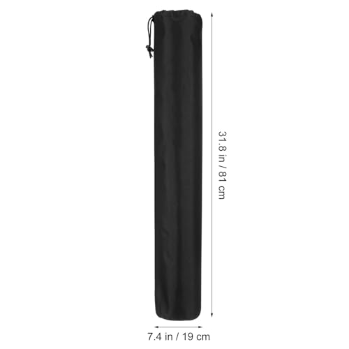 HANABASS Tent Pole Bag 31.8 in, Oxford Fabric Pole Carrying Case for Tripod, Fishing Rod, Speaker Stand, Umbrella and Camping Gear