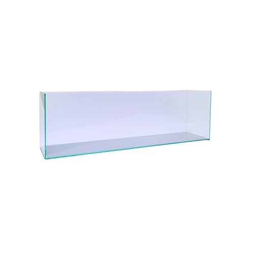Lifegard Aquatics Bookshelf Aquarium – 22 Gallon Clear Glass Fish Tank with 8mm Thick Glass – for Freshwater/Marine, Leak-Proof, Home/Office Decor - size: 22 Gallons