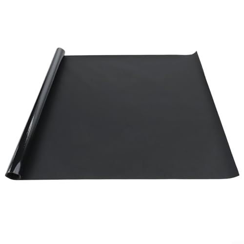 Black Aquarium Background Static Cling Fish Tank Backdrop, PVC Waterproof Wallpaper for Enhancing Aquatic Aesthetics and Hiding Wires(50 * 200cm) - size: 50*200cm