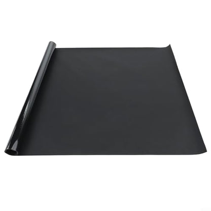 Black Aquarium Background Static Cling Fish Tank Backdrop, PVC Waterproof Wallpaper for Enhancing Aquatic Aesthetics and Hiding Wires(50 * 200cm) - size: 50*200cm