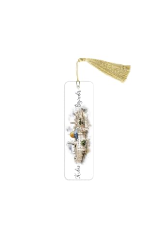 Metal Bookmark Model 11 - Jerusalem is Ours | Islamic Calligraphy Bookmark | Durable Metal Design | Suitable for Quran, Books, and Planners | Unique Gift for Readers - Model 11