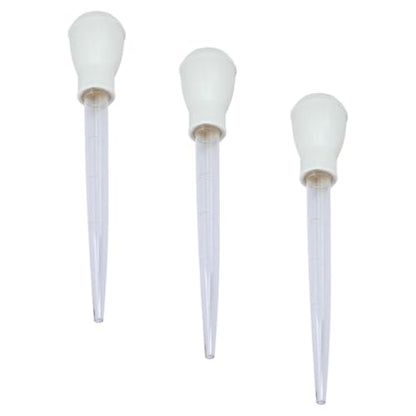 FOMIYES 3pcs Aquarium Clean Pipettes Water Changer for Small Fish Tank Plastic Dropper with Scale for Cleaning Fish Tanks and Removing Waste