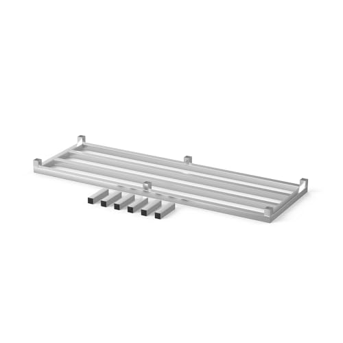 60" Long x 20" Wide | Height: 8" Off The Floor Aluminum Dunnage Rack | Storage in Restaurant, Kitchens and Garages and More! - size: 60" Long x 20" Wide | Height: 8" Off The Floor