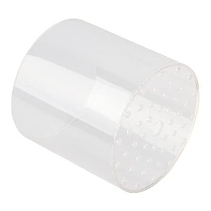 Acrylic Transparent Feeder Cover, Anti Feeding Shrimp Aquarium Accessory, Feeding with Feeding Tube for Fish Tank, Safe Reproduction Cover for Marine Life (120mm) - style: 120mm