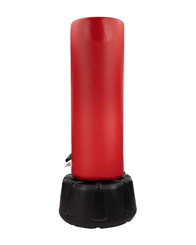 Century Wavemaster 2XL Pro Freestanding Punching Bag for Adults - Color Options | Boxing Bag with Stand | Punching Dummy & Kickboxing Bag | Heavy Punching Bag | Adjustable Martial Arts Kicking Bags - color: Red