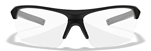 Wiley X Guard Advanced Sunglasses Ballistic Rated ANSI Z87 Safety Glasses Men Women UV Eye Protection Shooting Fishing Biking Sports Matte Black Frames Changeable Smoke Grey Tinted and Clear Lenses