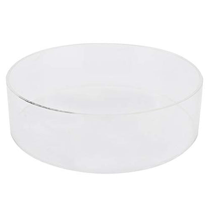 ZJchao Clear Acrylic Cylinder Magnifier for Aquariums 250mm Underwater Photography Lens with Non Slip Base Distortion Viewing Tube Fish Observe - size: 250mm
