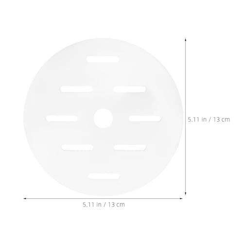 Round Acrylic Fish Tank Lid: 5.12" Clear Aquarium Lid Cover - Round Tank Protective Cover - Replacement Accessory for Fish Bowl Terrarium - size: 13.00X13.00X0.30CM
