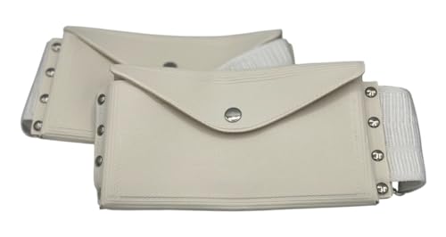 Unstitched Ehram Ahram Ihram Belt for Hajj Umrah, Adjustable Waist Belt with Pockets, Premium Materials, White.