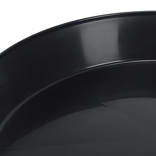 18 Inch (16.3 Inch Base), Black | Case of 2, Plant Saucer - size: 18" (16.3" base)