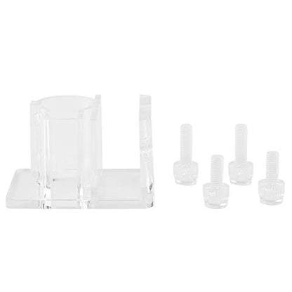 ZJchao Aquarium Tube Fixture Holder, Fish Filter Clamp/Holder Aquarium Plant Holder Clear 20mm Acrylic Aquarium Hose Tube Fixing Pipe Clamp/Holder Fish Hanger for Holding Doing Pump Soft Hose