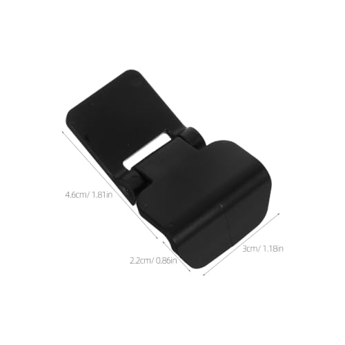BESTonZON 8-Pack Black Tank Cover Retainers for Compatible Reptile Terrariums, Turtle Enclosures and Feeding Boxes