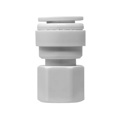 3/8" OD Quick Connect x 1/4" Comp (7/16" UNS Thread) Female Faucet Adapter Fitting for Water Filtration RO Faucet Adapter. White. - size: 3/8" OD Quick Connect x 1/4" COMP