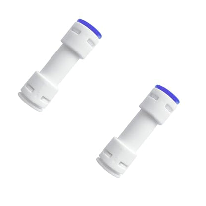 ESHIONG 3/8" Push to Connect One Way Check Valve for Reverse Osmosis Water Filter,NSF Certified Plastic Quick Connect RO Fittings (2 pcs) - style: 3/8'' Inch，2pcs