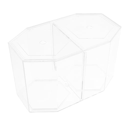 Dual Chamber Fish Isolation Box for Aquariums Transparent Breeding Tank Cover Safe Material for Betta Shrimp for Isolation Observation Fish Breeding Tool