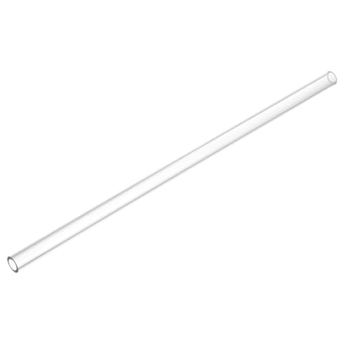 uxcell Clear Rigid Tubing 8mm(5/16") ID x 12mm(0.47") OD x 1Ft Length Round Plastic Polycarbonate Tube - size: 8mmx12mm