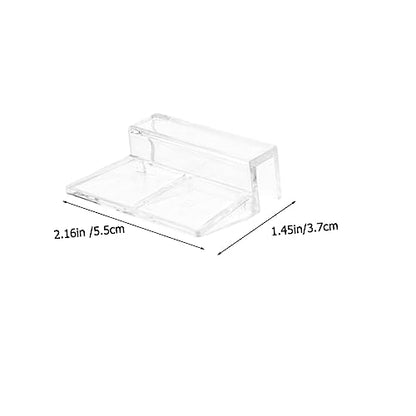 UPKOCH 8Pcs Acrylic Aquarium Lid Supports Durable Fish Tank Cover Bracket for Tanks for Easy Cleaning and Maintenance Sturdy Lid Clips for Various Aquatic