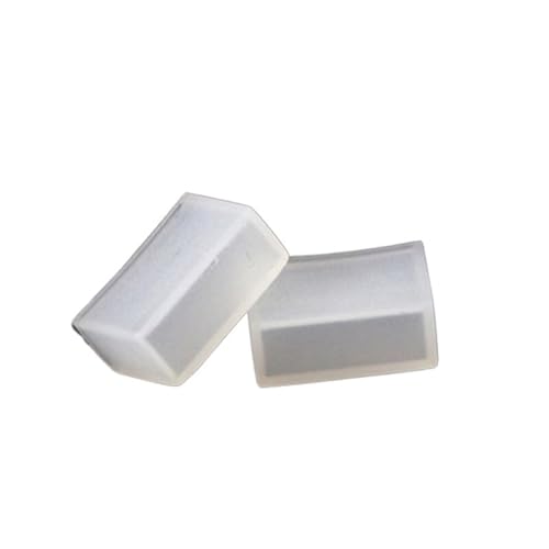 flexiable rubber 50pcs Silicon Tube IP67 Silicon Clip Nonporous End Caps Use for 5050 3528 drain elastic (Color : 12mm Nonporous) - color: 12mm Nonporous