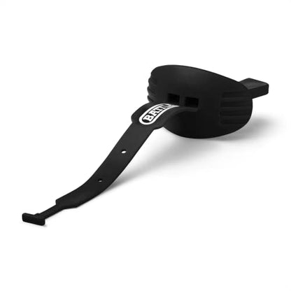 Battle Speed Football Mouthguard with Strap, Black | Maximum protection for safe secure fit, Built-in airflow channels, No boiling required, Advanced composite material - color: Black