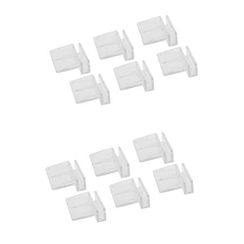 BESPORTBLE 2sets Aquarium Tools Acrylic Fish Tank Cover Support Bracket Frame 6mm-12mm Practical 12pcs*2