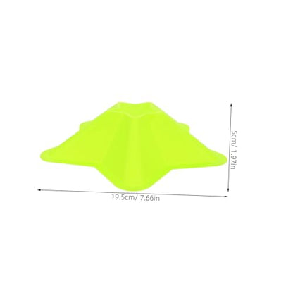 HANABASS 5pcs Portable Soccer Training Cones Agility Disc Markers for Football Practice Lightweight Sports Equipment for Enhanced Speed Reaction for Training Anywhere