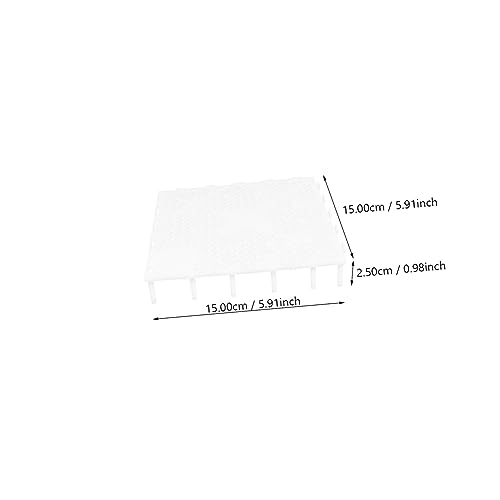 Happyyami 10pcs Aquarium Isolation Plates Sand Divider Board for Fish Tank for Enhanced Water Permeability Smooth Cutting Easy to Use