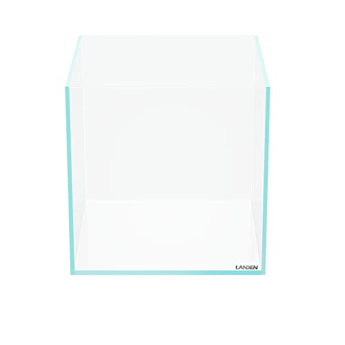 25C Rimless Low-Iron Cube Aquarium, 3.7 Gal, 9.8x9.8x9.8in | 25x25x25cm; shrimp, betta and nano; 5mm glass - size: 3.7Gal W9.84×D9.84×H9.84 in(25x25x25cm)
