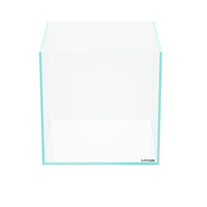 25C Rimless Low-Iron Cube Aquarium, 3.7 Gal, 9.8x9.8x9.8in | 25x25x25cm; shrimp, betta and nano; 5mm glass - size: 3.7Gal W9.84×D9.84×H9.84 in(25x25x25cm)