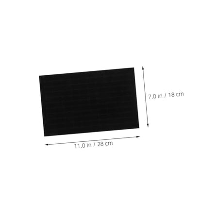 4pcs Black Sponge Organizer Box Inserts Soft Jewelry Display Cushion for Multifunctional Storage for Nail Art Accessories and Small Items Elegant Design for Easy Access