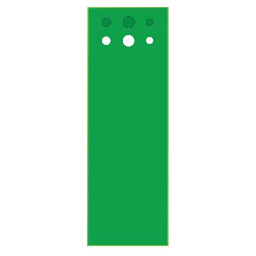 Big Moss Golf Competitor V2 Series 3' X 9' Practice Putting Chipping Green with 3 Cups