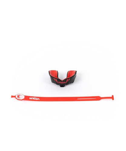 Venum Kids Challenger Mouthguard - Strap/Strapless - color: Black/Red, size: Kid's