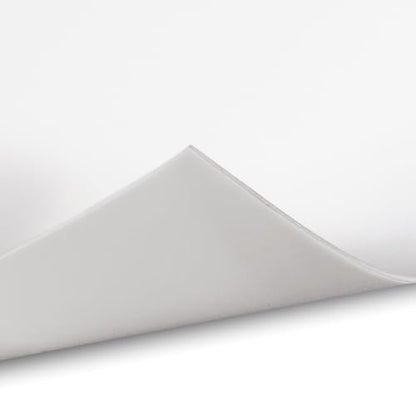 Exactly Rubber White Silicone Sheet, Food Grade - 1/32 x 18” x 36” 60A Durometer, Made in The USA - size: 1/32 x 18 x 36