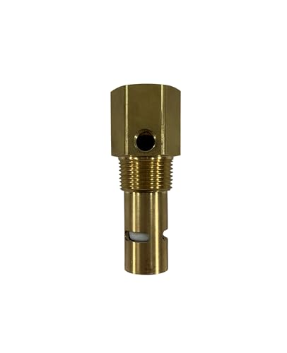 American Made Brass Replacement In-Tank Check Valve for Ingersoll Rand 85582112. 3/4" FNPT Top Inlet, 3/4" MNPT Outlet, Tapped with One 1/8" FNPT Side Unloader Port