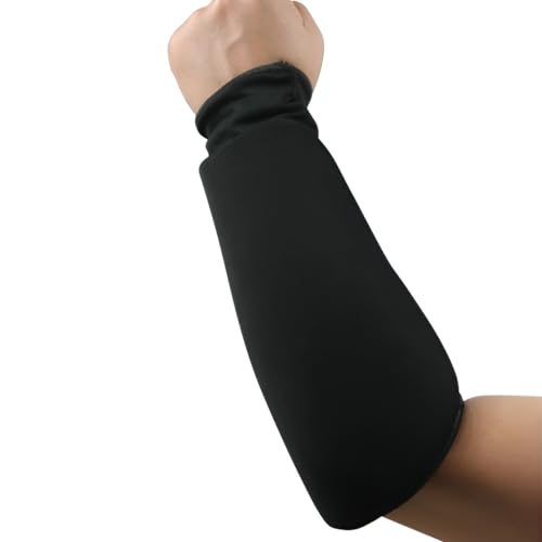 Cloth Forearm Guard Taekwondo, Martial Arts, MMA Forearm Protective Gear Protector for Sparring (Black/White; Child Small to Adult XL) - size: Small, style: Black