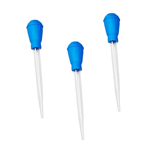 Hemoton 3pcs Aquarium Clean Pipettes Convenient Water Changer Dropper Scale for Siphoning Fish Tank Waste and Debris for Jellyfish Feeding
